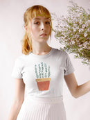 Punny Plant Iv T-shirt -June Erica Vess Designs