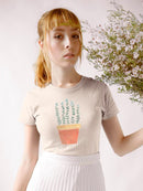 Punny Plant Iv T-shirt -June Erica Vess Designs