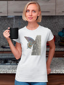 Majestic Butterfly I. T-shirt -Lily Liama Designs