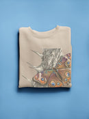 Majestic Butterfly Ii. Sweatshirt -Lily Liama Designs