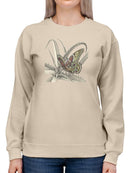 Majestic Butterfly Iii. Sweatshirt -Lily Liama Designs