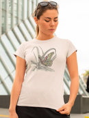 Majestic Butterfly Iii. T-shirt -Lily Liama Designs