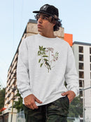 Catesby Bird Botanical Art Sweatshirt -Mark Catesby Designs