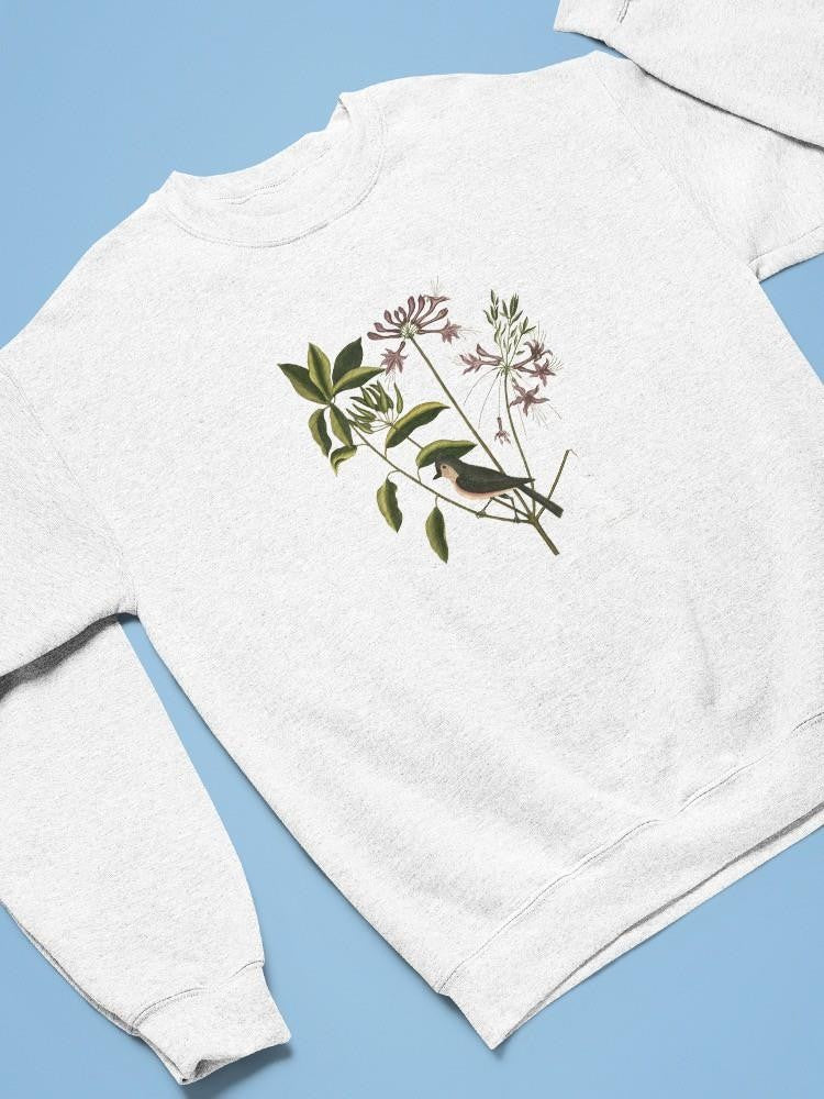 Catesby Bird Botanical Art Sweatshirt -Mark Catesby Designs