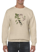 Catesby Bird Botanical Art Sweatshirt -Mark Catesby Designs