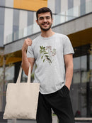 Catesby Bird Botanical Art T-shirt -Mark Catesby Designs