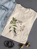 Catesby Bird Botanical Art T-shirt -Mark Catesby Designs