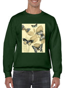 Spa Butterflies In Nature Sweatshirt -Megan Meagher Designs