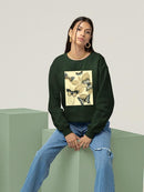 Spa Butterflies In Nature Sweatshirt -Megan Meagher Designs