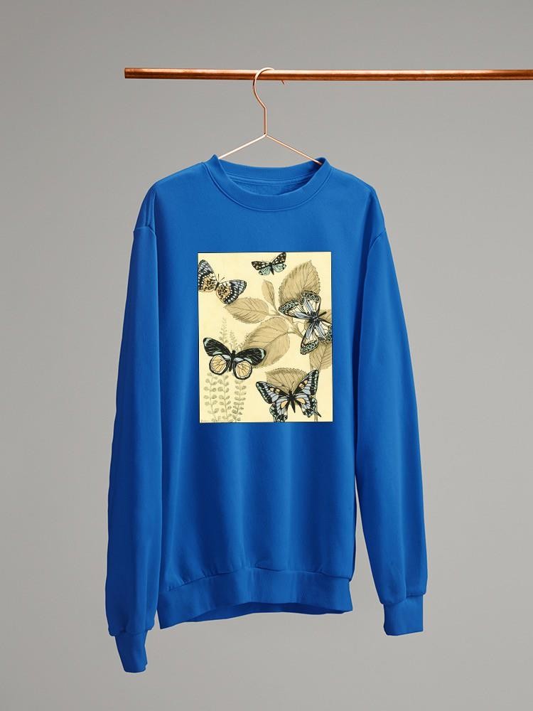 Spa Butterflies In Nature Sweatshirt -Megan Meagher Designs
