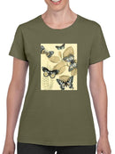 Spa Butterflies In Nature T-shirt -Megan Meagher Designs