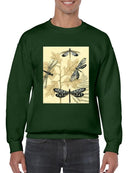 Spa Dragonflies In Nature Sweatshirt -Megan Meagher Designs