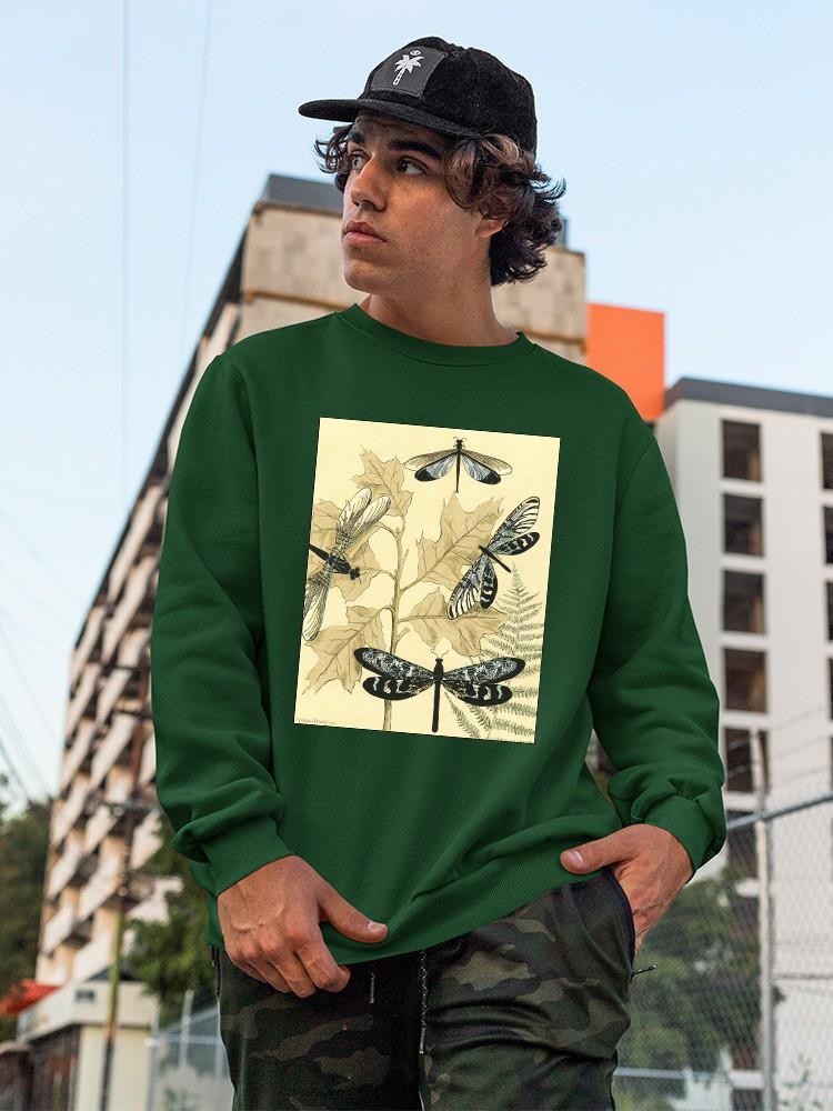 Spa Dragonflies In Nature Sweatshirt -Megan Meagher Designs