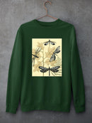 Spa Dragonflies In Nature Sweatshirt -Megan Meagher Designs
