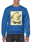 Spa Dragonflies In Nature Sweatshirt -Megan Meagher Designs