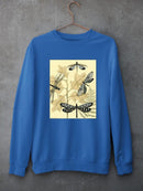 Spa Dragonflies In Nature Sweatshirt -Megan Meagher Designs