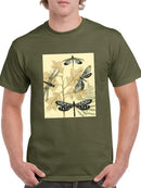Spa Dragonflies In Nature T-shirt -Megan Meagher Designs