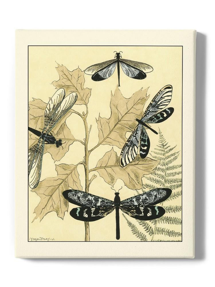 Spa Dragonflies In Nature Wall Art -Megan Meagher Designs