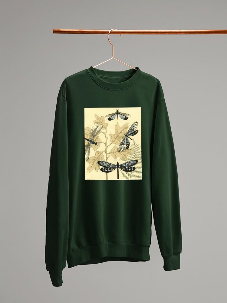 Spa Dragonflies In Nature Sweatshirt -Megan Meagher Designs