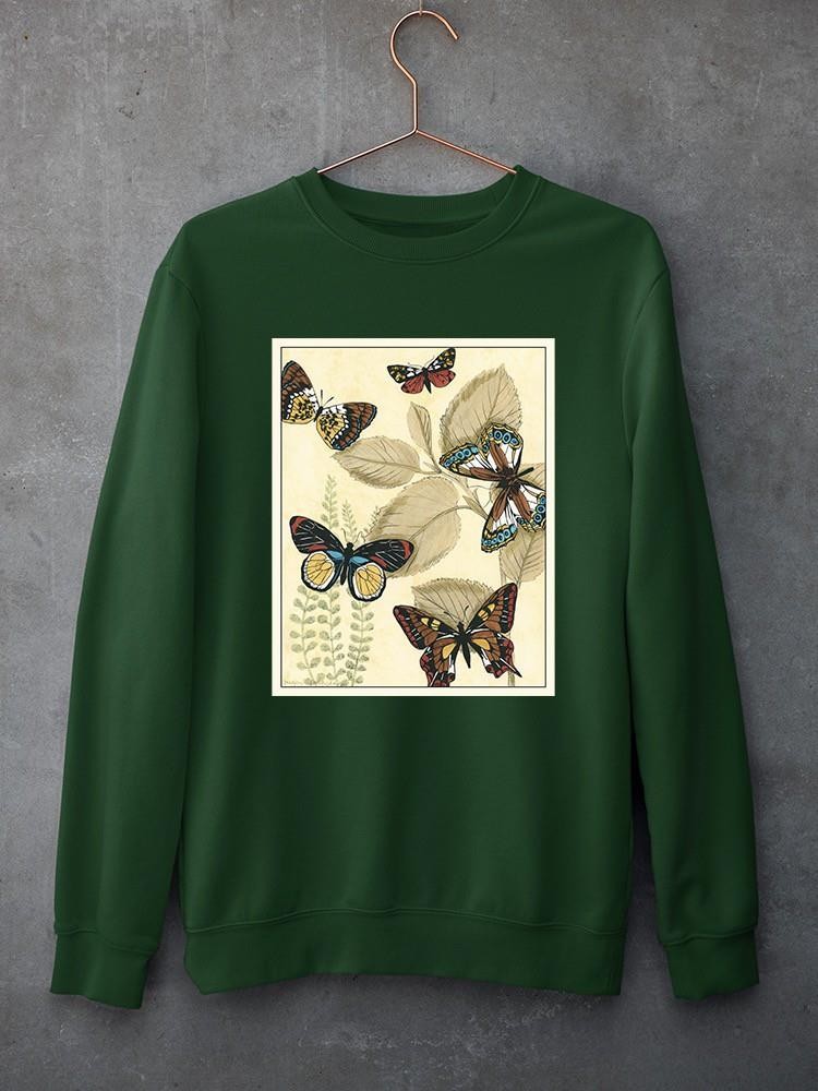 Butterflies In Nature I Sweatshirt -Megan Meagher Designs