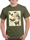 Butterflies In Nature I T-shirt Men's -Megan Meagher Designs