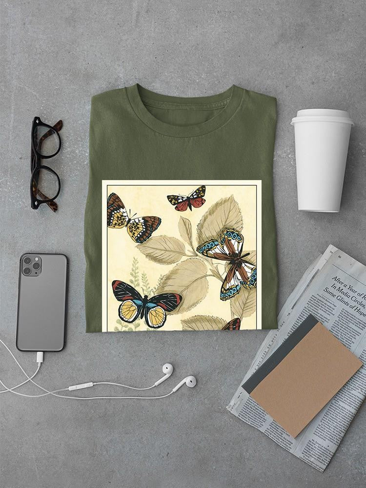 Butterflies In Nature I T-shirt Men's -Megan Meagher Designs
