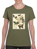 Butterflies In Nature I T-shirt -Megan Meagher Designs