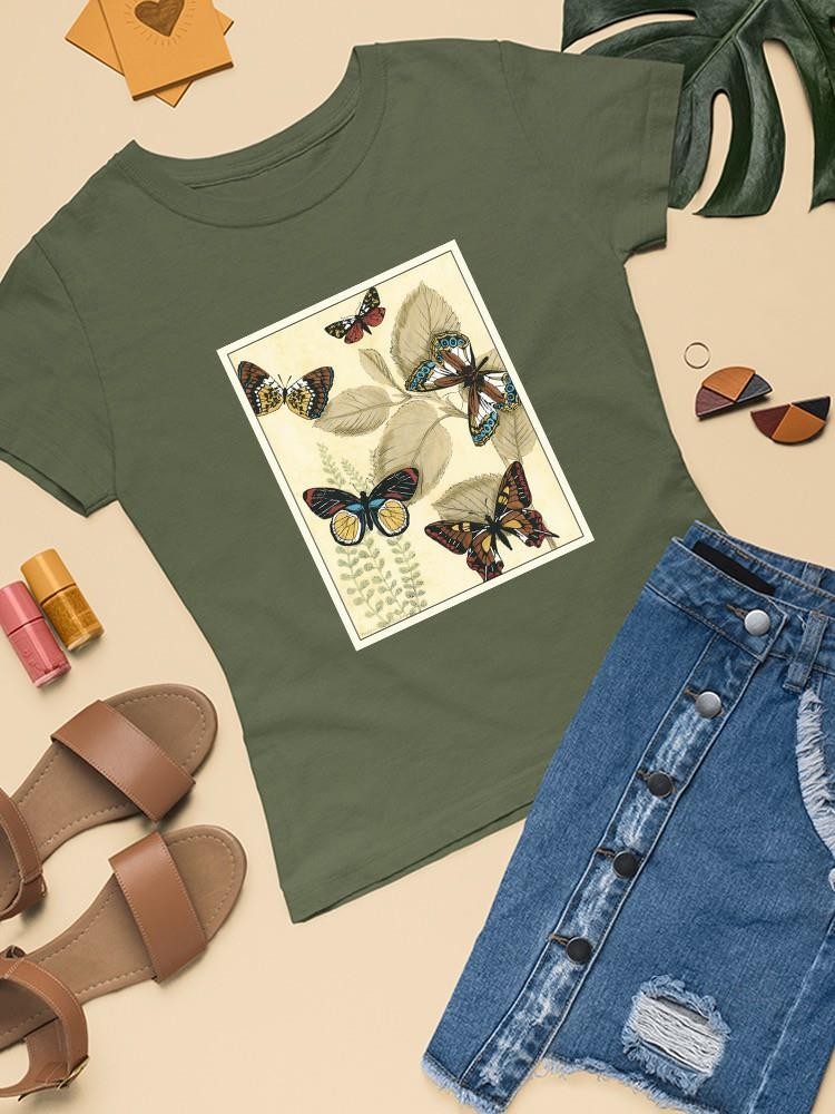 Butterflies In Nature I T-shirt -Megan Meagher Designs