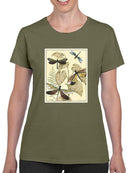 Dragonflies In Nature Ii T-shirt -Megan Meagher Designs
