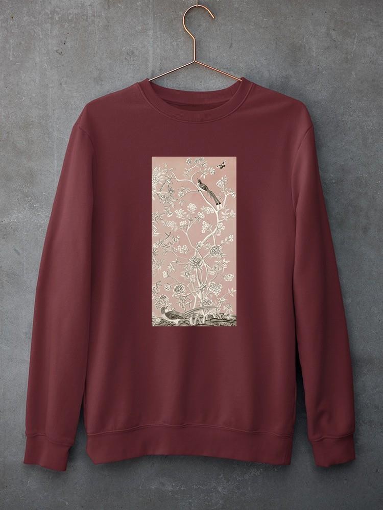 Blush Chinoiserie I Sweatshirt -Naomi McCavitt Designs