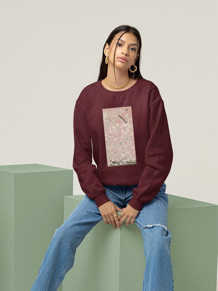 Blush Chinoiserie I Sweatshirt -Naomi McCavitt Designs