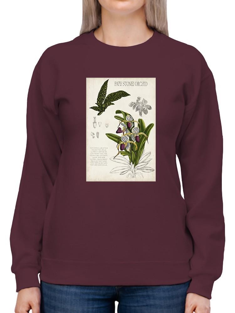 Orchid Field Notes I. Sweatshirt -Naomi McCavitt Designs