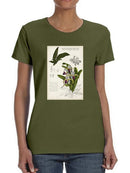 Orchid Field Notes I. T-shirt -Naomi McCavitt Designs