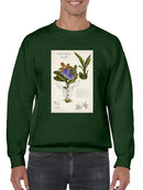 Orchid Field Notes Ii. Sweatshirt -Naomi McCavitt Designs