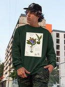Orchid Field Notes Ii. Sweatshirt -Naomi McCavitt Designs