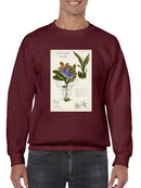 Orchid Field Notes Ii. Sweatshirt -Naomi McCavitt Designs