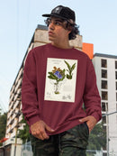 Orchid Field Notes Ii. Sweatshirt -Naomi McCavitt Designs