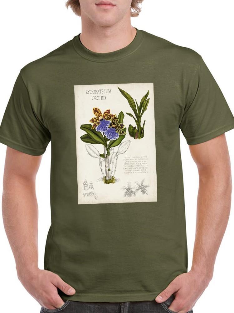 Orchid Field Notes Ii. T-shirt -Naomi McCavitt Designs