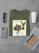 Orchid Field Notes Ii. T-shirt -Naomi McCavitt Designs