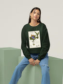 Orchid Field Notes Ii. Sweatshirt -Naomi McCavitt Designs