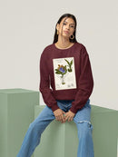 Orchid Field Notes Ii. Sweatshirt -Naomi McCavitt Designs