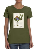 Orchid Field Notes Ii. T-shirt -Naomi McCavitt Designs