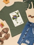 Orchid Field Notes Ii. T-shirt -Naomi McCavitt Designs