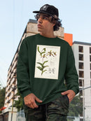 Orchid Field Notes Iii. Sweatshirt -Naomi McCavitt Designs