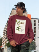 Orchid Field Notes Iii. Sweatshirt -Naomi McCavitt Designs