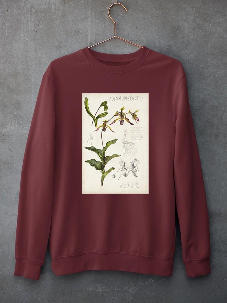 Orchid Field Notes Iii. Sweatshirt -Naomi McCavitt Designs