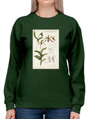 Orchid Field Notes Iii. Sweatshirt -Naomi McCavitt Designs