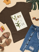 Orchid Field Notes Iii. T-shirt -Naomi McCavitt Designs