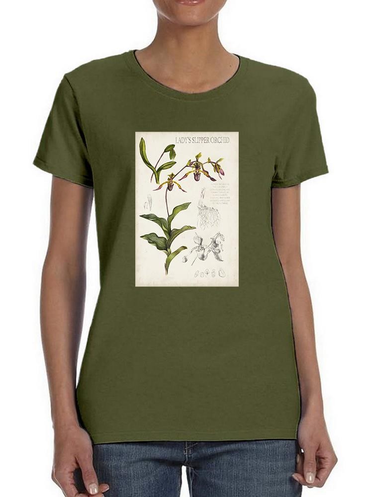 Orchid Field Notes Iii. T-shirt -Naomi McCavitt Designs