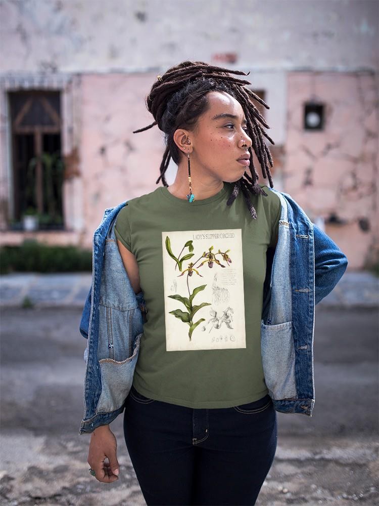 Orchid Field Notes Iii. T-shirt -Naomi McCavitt Designs